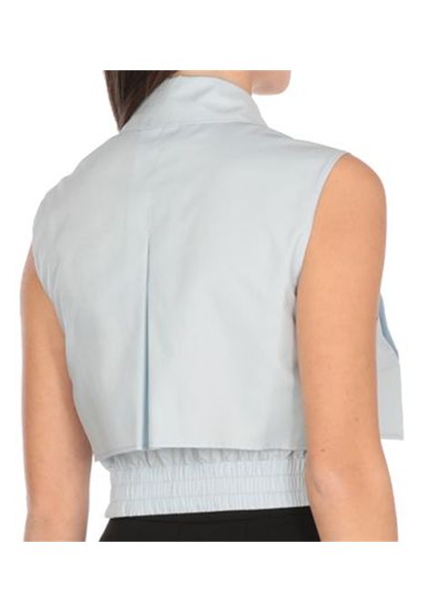 Camicia Elisabetta Franchi donna CA05351E2A28 celeste cropped ELISABETTA FRANCHI | Camicie | CA05351E2A28